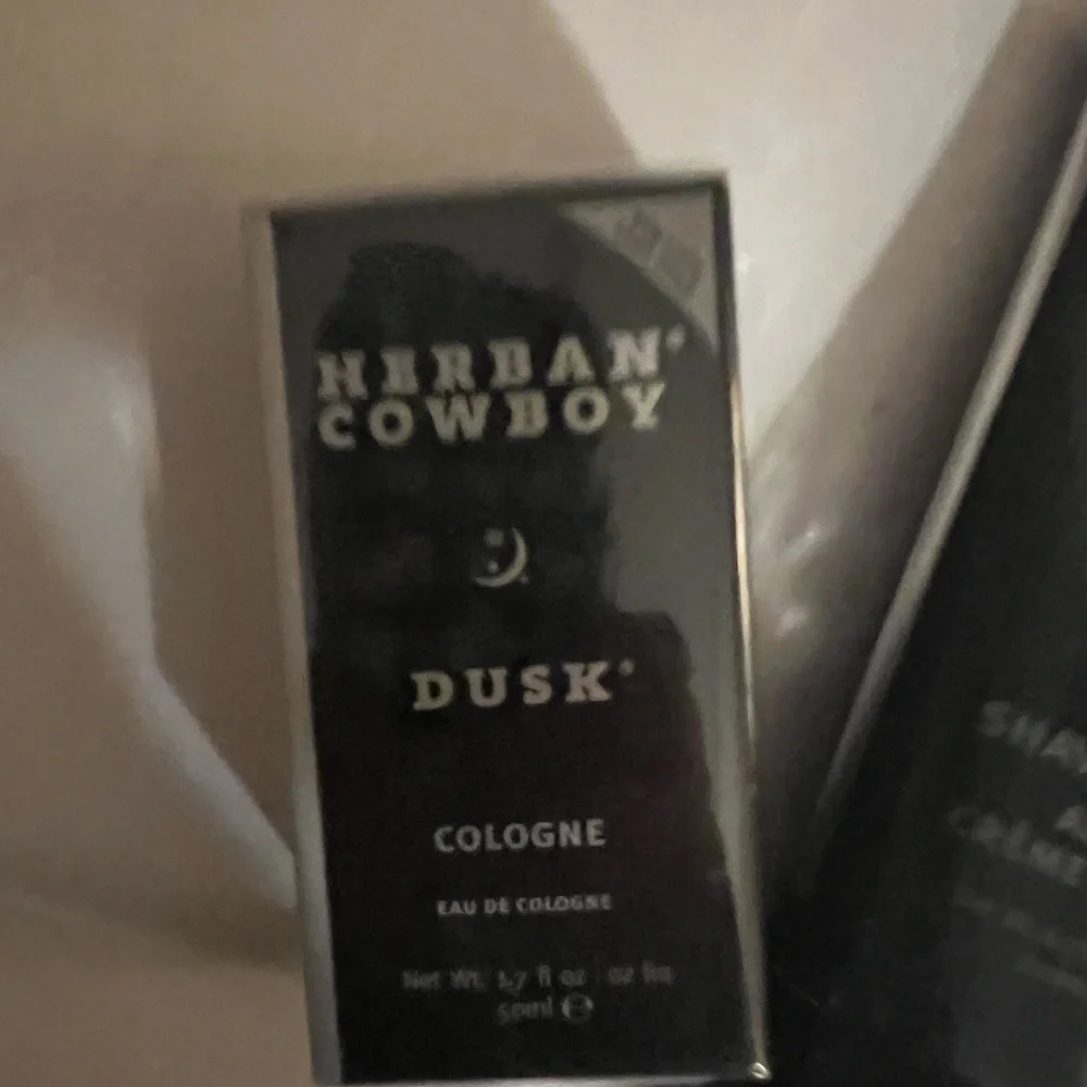 Herban Cowboy Dusk Aloe Shave Cream and Cologne Set - Black